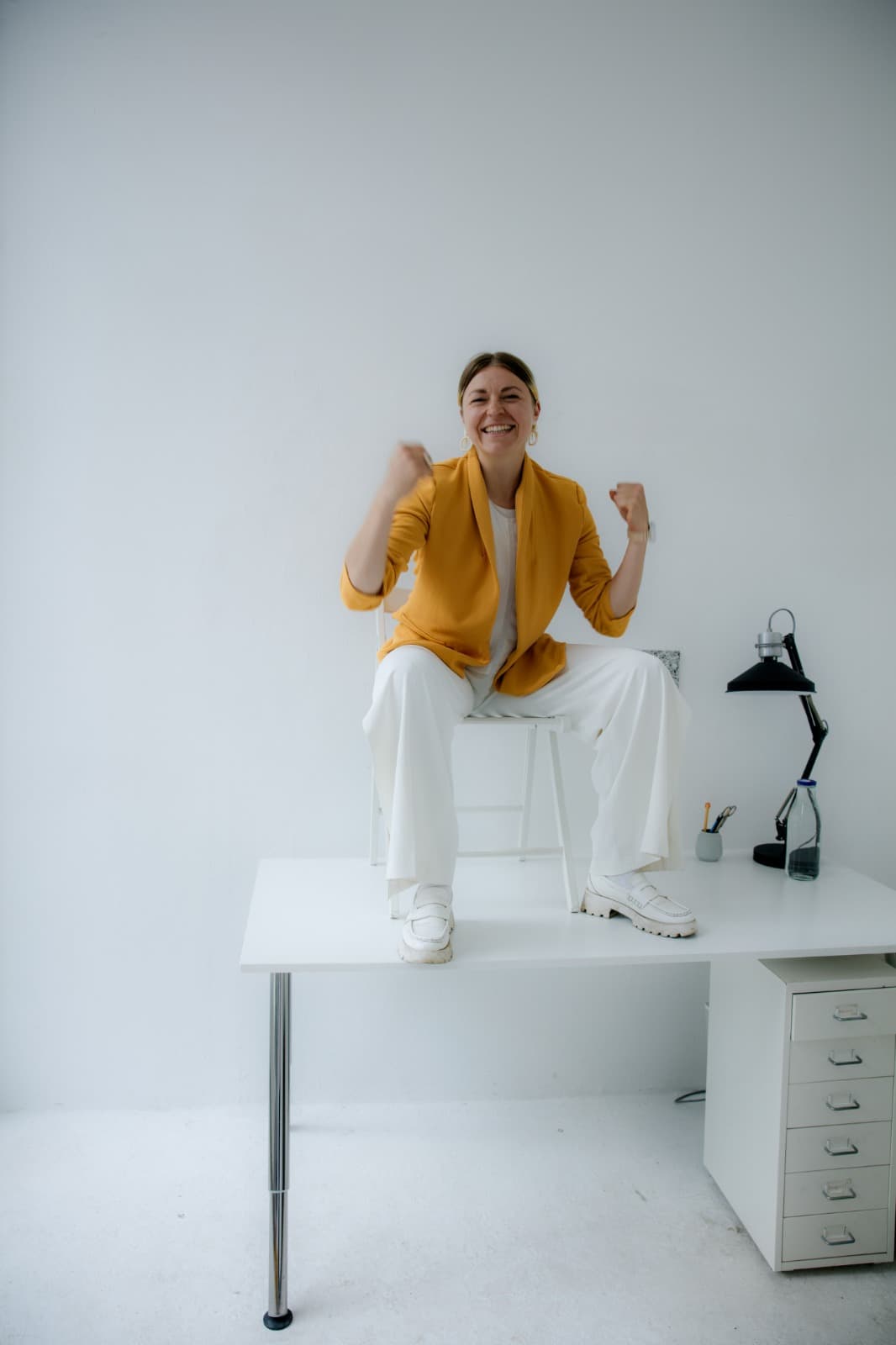 Entspannte Lehrkraft